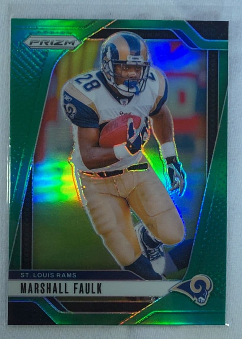 Marshall Faulk 2024 Prizm Green
