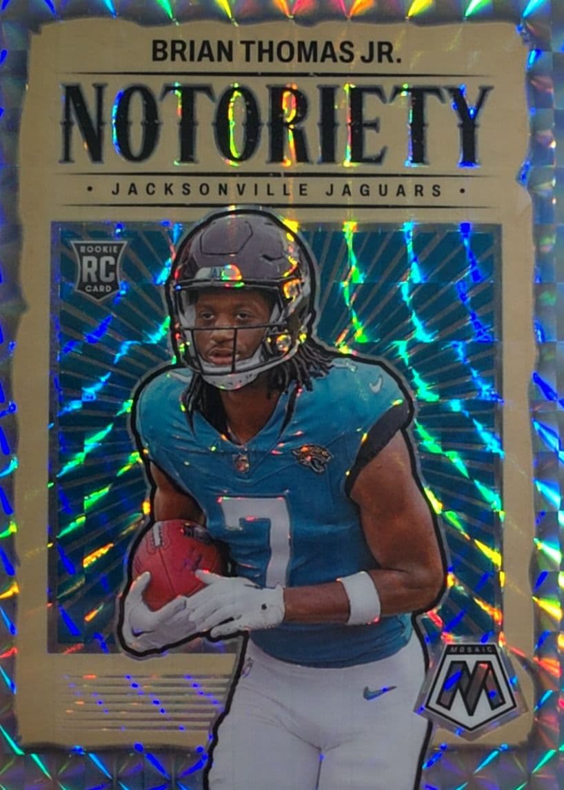 Brian Thomas Jr 2024 Mosaic Notoriety Silver