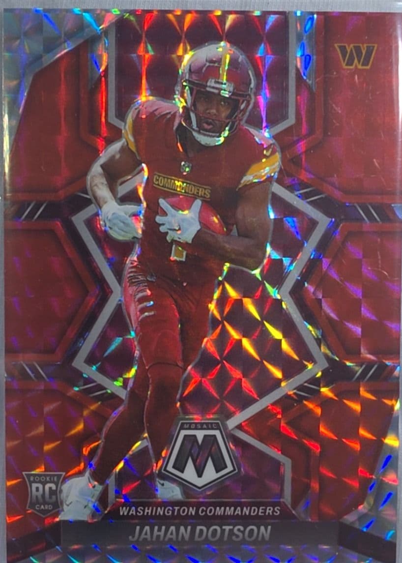 Jahan Dotson 2022 Mosaic Red