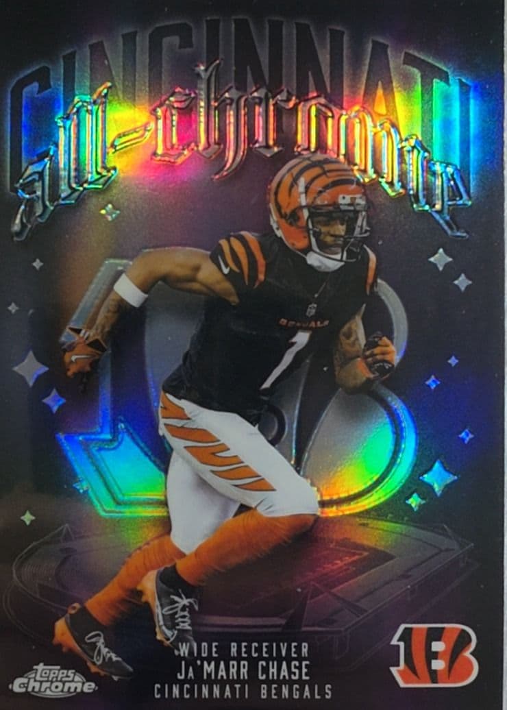 Jamarr Chase 2025 Topps Refractor All Chrome