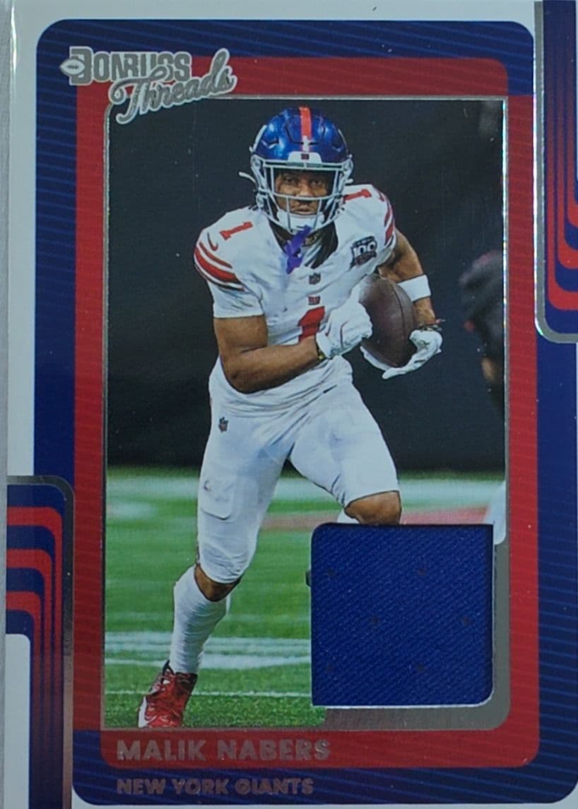 Malik Nabers 2025 Donruss Threads