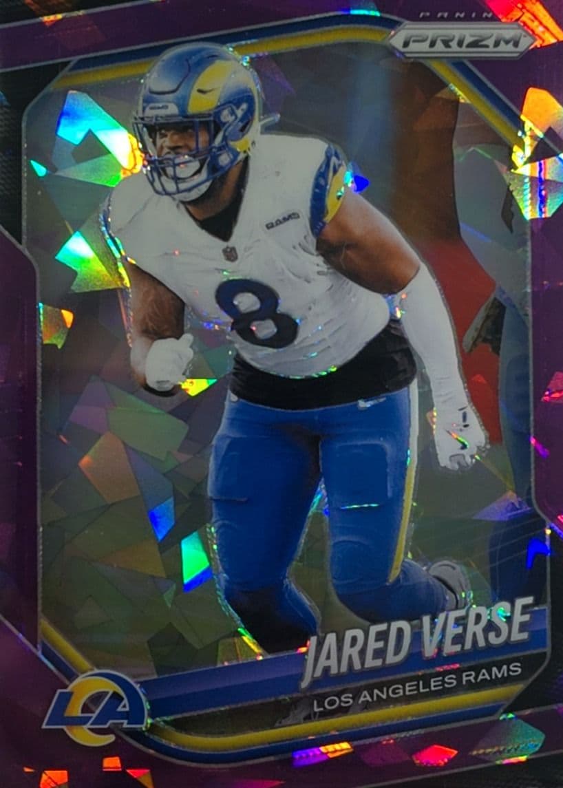 Jared Verse 2025 Prizm Purple Ice