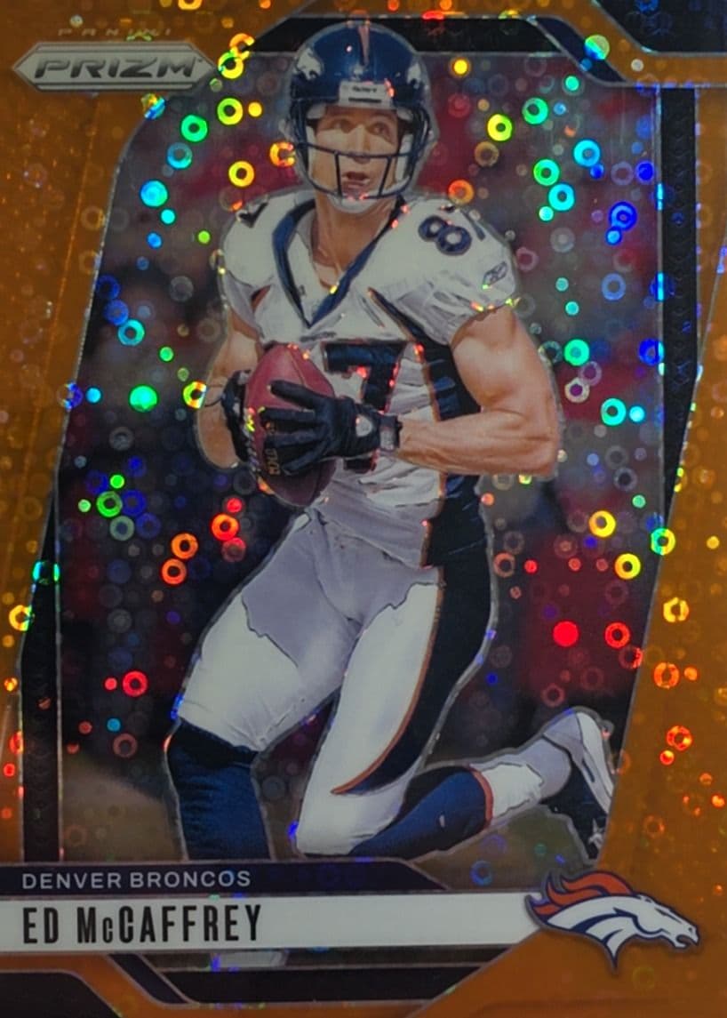 Ed McCaffrey 2024 Prizm Orange Disco